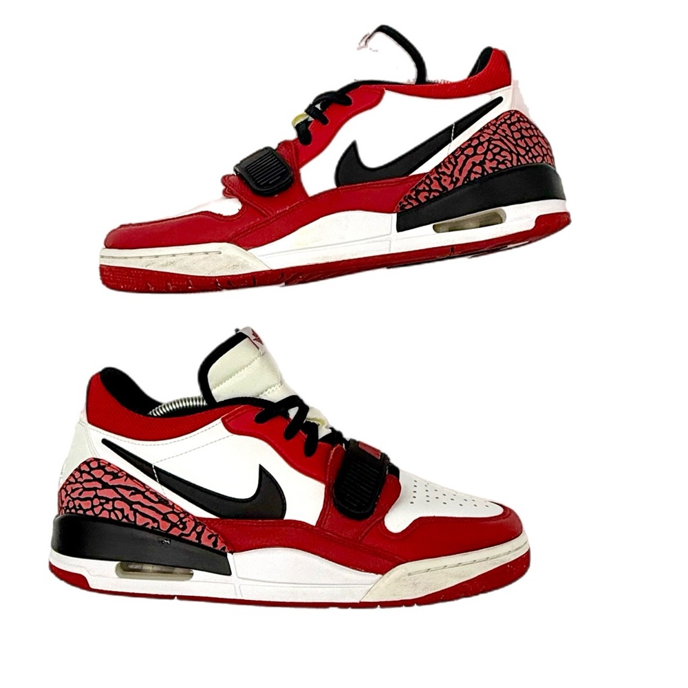 Nike Air Jordan Legacy 312 Low Chicago Men Sz 10.5White Black Gym Red CD7069-116